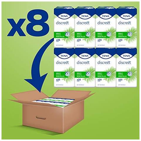 Lady Mini Plus Discreet Asciugamani Per La Luce Della Vescica Debolezza Mensile Confezione Da 128 Incontinenza Pads Per Le Donne - Foto 4