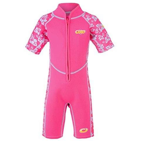 Per I Pi Piccoli Tre Millimetri Shorty Estate Muta Di Kid Con Spf 50 Per Ragazzi E Ragazze Hibiscus-rosa Et 1 - Foto 1
