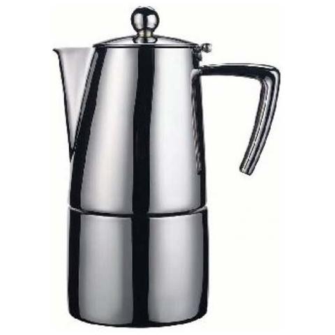 Caffettiera slancio 4 tazze acciaio inox 18/10 per induzione - Foto 2