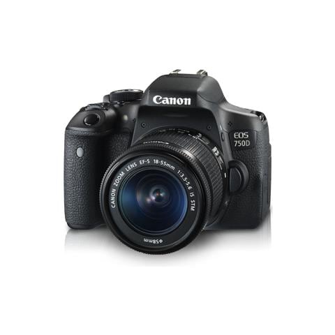 EOS 750D + EF-S18-55mm IS STM, Nuvoloso, Modalità personalizzate, Luce diurna, Flash, Fluorescente, Ombra, Tungsteno, Da vicino (Macro) , Paesaggio, Ritratto, Sport, Highlights, Film, Immagine singola, Presentazione, Ottico, Batteria, Kit fotocamere SLR - Foto 1