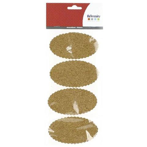 Adesivi In ? ? sughero X 4 - Ovale - Foto 1