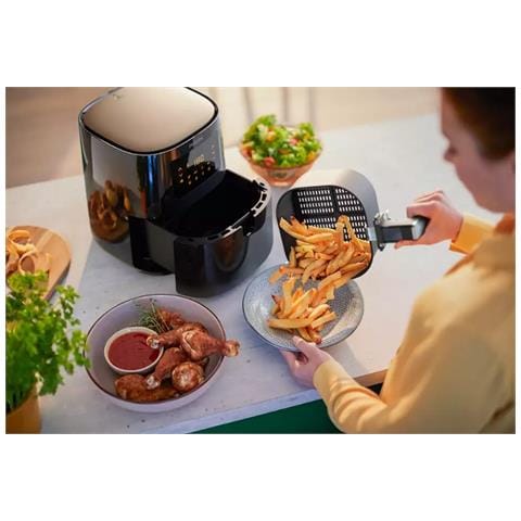 Friggitrice HD9252/70 Capacità 4.1 Litri 1400 Watt Colore Argento Nero - Foto 9