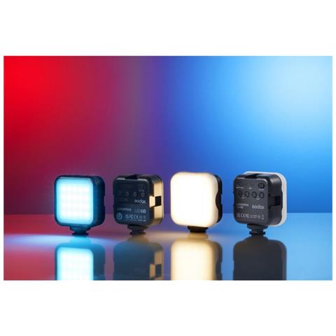 LED6R flash per fotocamera Flash per videocamera Nero - Foto 8
