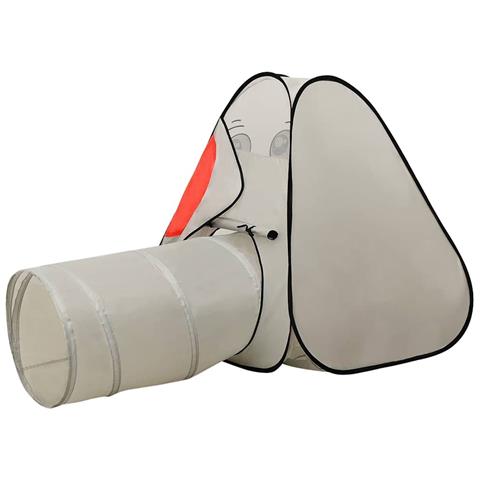 Tenda Gioco Bambini Elefante Grigio 250 Palline 174x86x101 Cm - Foto 2