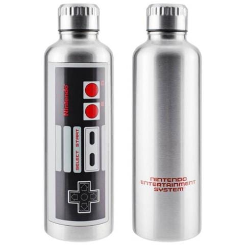 Borraccia In Metallo Nes Nintendo - 500 Ml - Termica A Doppia Parete In Acciaio - Paladone Products - Foto 1