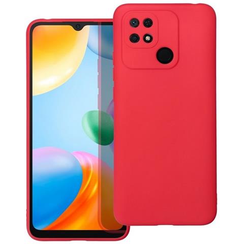 Custodia Tpu Silicone Cover Soft-case Per Xiaomi Redmi 10c Red - Foto 1