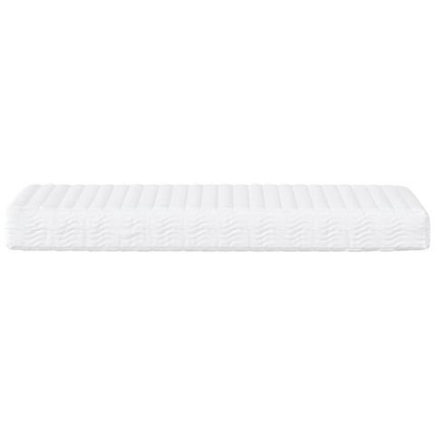 Divano Letto Con Materasso Crema 90x200 Cm In Tessuto - Foto 2