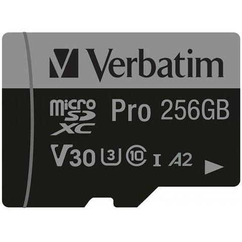 47045 Memoria Flash 256 Gb Microsdxc Uhs-i Classe 10 (Pro Microsdxc 256gb Inc Adapter) - Foto 1