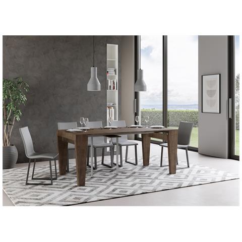 Consolle Allungabile 90x40/300 Cm Spimbo - Noce - Foto 2