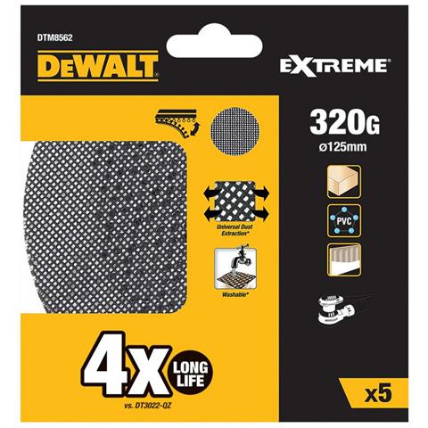 Dischi Abrasivi Dewalt Dtm8562-qz Ø 125 Mm 320 G 5 Unità - Foto 2