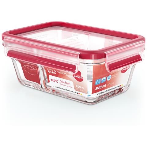 CLIP & CLOSE N10407 Rettangolare Scatola 0,8 L Trasparente 1 pz - Foto 4