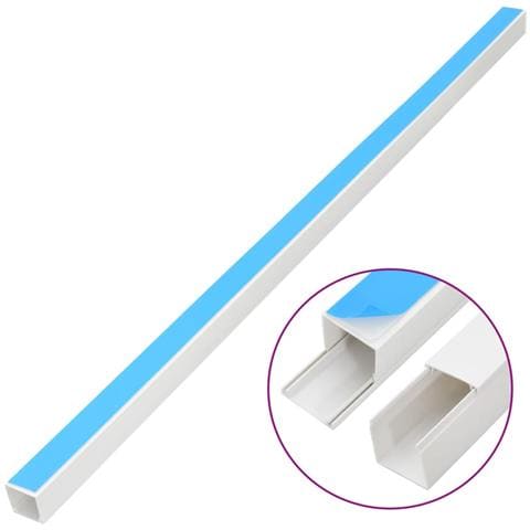 Canalina Per Cavi Autoadesiva 10x10 Mm 10 M In Pvc - Foto 3