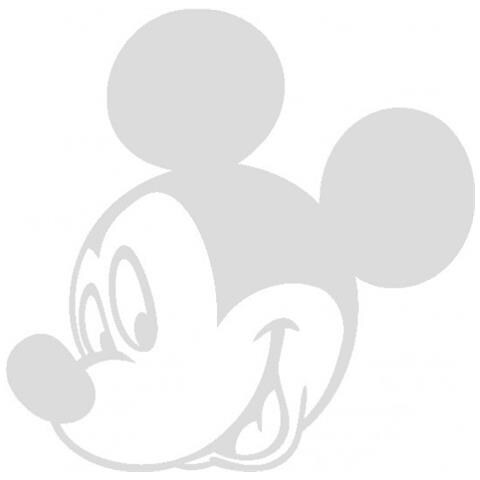 Topolino 3 - Adesivo Prespaziato - Disney - Colore Argento - 10cm - Foto 1