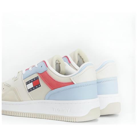 Jeans Basket Wmn Trainers Sneakers Pelle Scarpe Donna Beige Eu 36, En0en02052 Ace - Foto 2