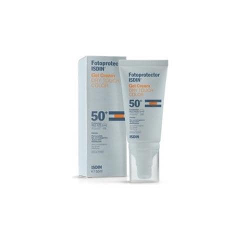 Isdin Sunscreen Spf 50+ Gel Cream Dry Touch Color 50ml - Foto 1