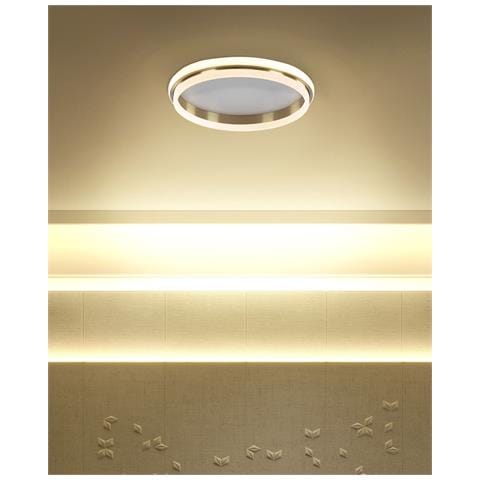 Lampadario A Led Taping Metallo Oro - Foto 1