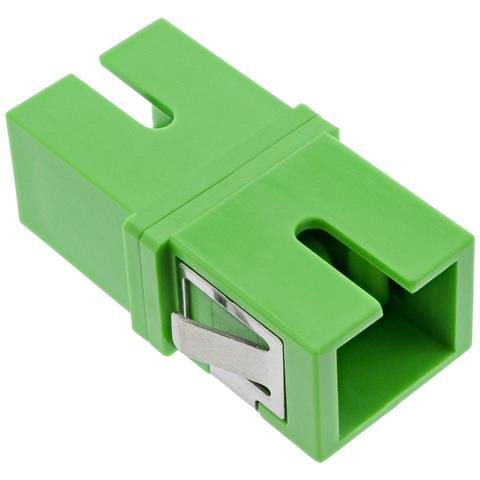 Adattatore per fibra ottica, simplex SC /SC, SM, ceramica, verde - Foto 2