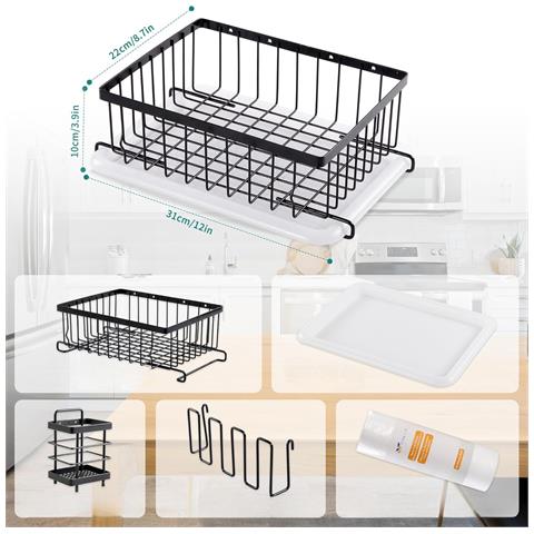 Porta Posate In Acciaio Inossidabile - Stendino Da Cucina Elegante E Resistente! - Foto 6