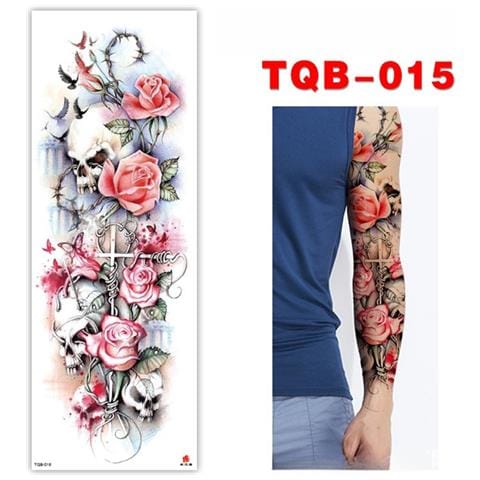 Adesivo Per Tatuaggio Temporaneo A Braccio Intero 9 - Foto 1