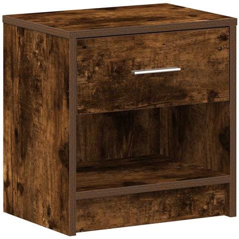 Comodino Con Cassetto Rovere Fumo 39x28x41 Cm - Foto 2