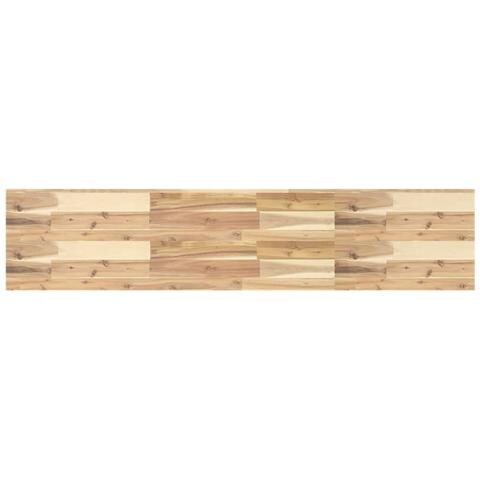 Ripiano A Parete 120x30x4 Cm Legno Massello Acacia Non Trattato - Foto 2