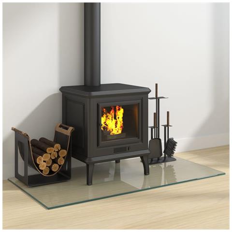 Lastra In Vetro Per Caminetto Rettangolare 100x50 Cm - Foto 3