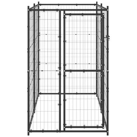 Lusso Casadino - Gabbia Per Cani Da Esterno In Acciaio 110x220x180 Cm - Foto 1