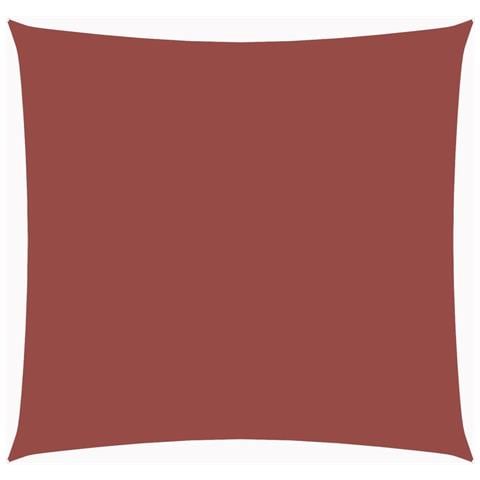 Vela Parasole In Tela Oxford Quadrata 2,5x2,5 M Terracotta - Foto 1