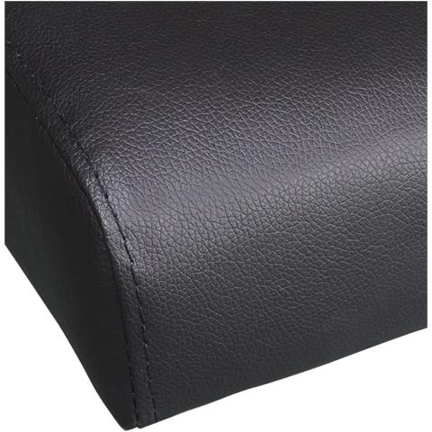 Lusso Casadino -  Divano Letto Con 2 Cuscini In Similpelle Regolabile Nero - Foto 8