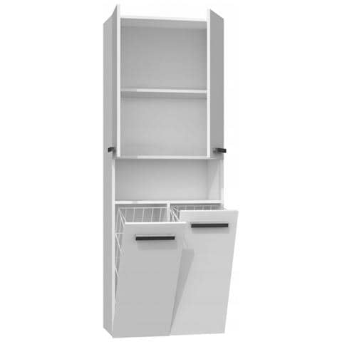 NEL 2K DK BPOL armadietto di conservazione per bagno Bianco - Foto 3