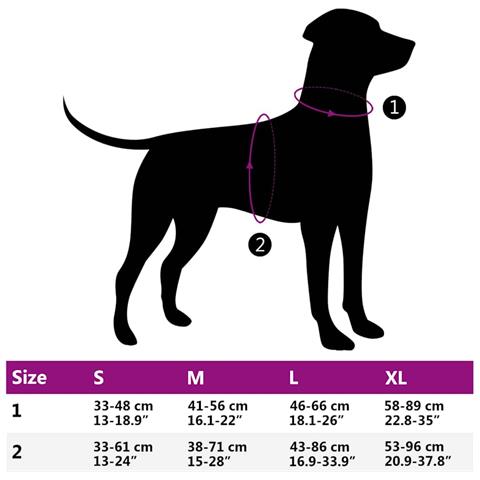 Pettorina Cani con Strisce Riflettenti Regolabile Marrone XL - Foto 2