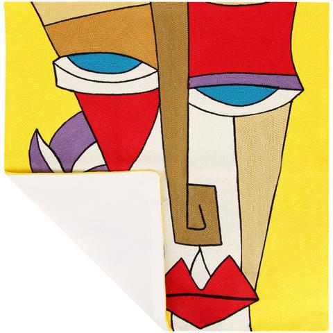 Set Di 2 Copricuscini 45x45 Cm Ricamati Art Nivara - Foto 2