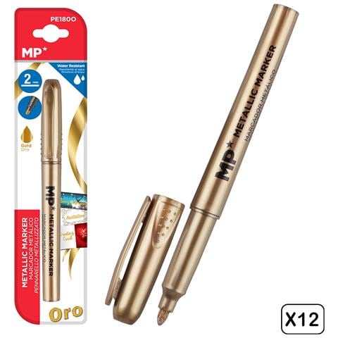 Pack 12 Marcatori Metallici Oro - Foto 1