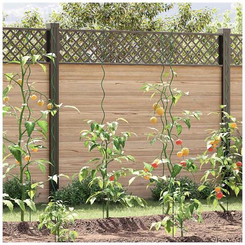 Sostegni a spirale per piante 5 pcs Verde 170 cm - Foto 2