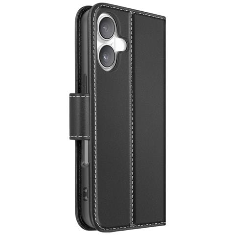 Custodia A Portafoglio Per Iphone 16 Plus In Pelle Premium Con Funzione Stand - Foto 1
