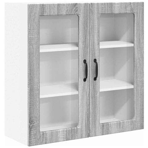 Pensile cucina Grigio Sonoma 80 x 31 x 80 cm Legno multistrato - Foto 1