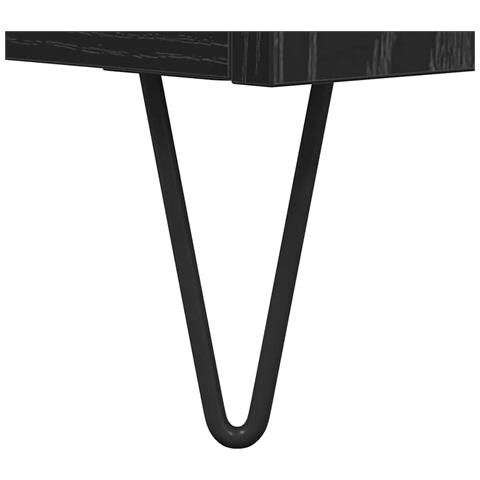 Tavolino da salotto Rovere Nero 60 x 44,5 x 45 cm - Foto 9