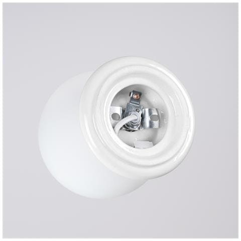Lampada A Parete Zori Bianco Ip44 Sl. 1903 - Minimalist Lampada Da Parete Bianco 12x12x16 Cm - Foto 8