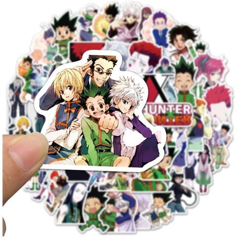 100 Adesivi Graffiti Anime - Hunter X Hunter - Decalcomanie In Pvc Impermeabile Per Laptop, Valigie E Altro - Foto 1