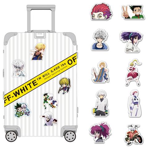 100 Adesivi Graffiti Anime - Hunter X Hunter - Decalcomanie In Pvc Impermeabile Per Laptop, Valigie E Altro - Foto 7