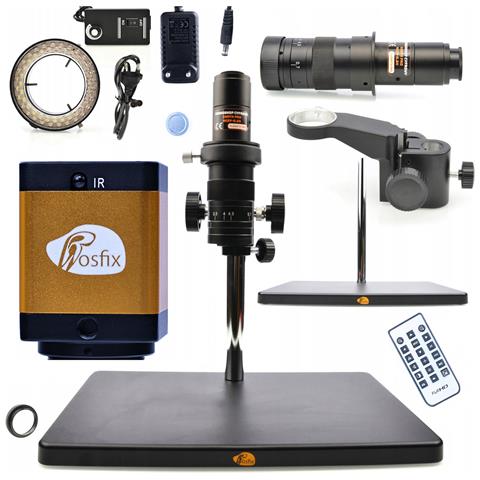 Set Microscopio Digitale Earth Pro Mcep-0.5x Con Illuminatore Regolabile 56xled E Camera Pegasus Pro - Zoom 7x-45x, Obiettivo 360°, Alta Qualità Ottica, Ideale Per Elettronica, Biologia, Geologia, Gioielleria - Foto 1