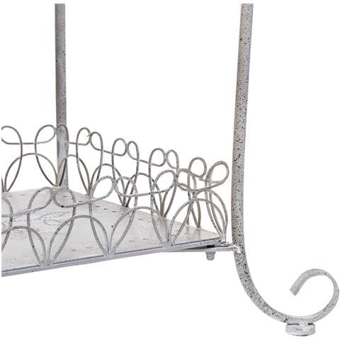 Espositore In Metallo Con 4 Ripiani Cm Grigio 73,03x48,9x188,6h - Foto 8