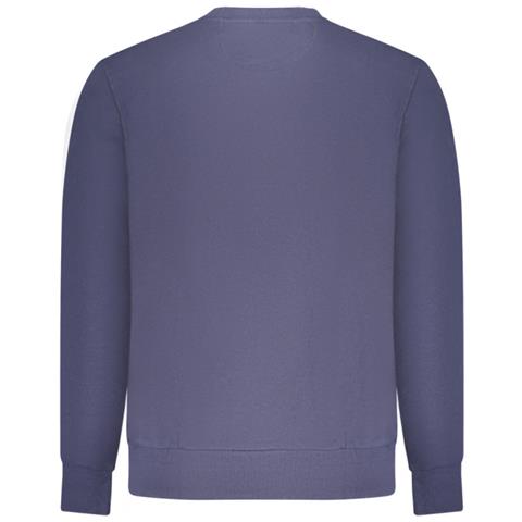 FELPA BLU CON ZIP PER UOMO - Colore: Blu, Taglia: S - Foto 2
