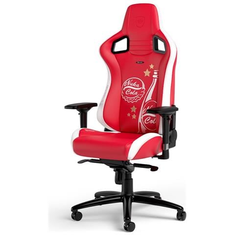 EPIC Sedia da gaming per PC Seduta imbottita Rosso, Bianco - Foto 1