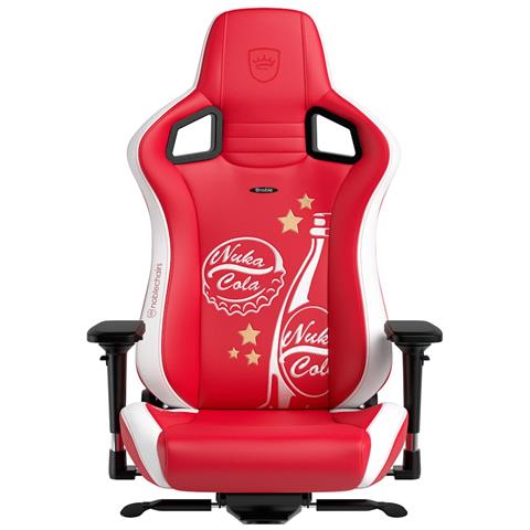 EPIC Sedia da gaming per PC Seduta imbottita Rosso, Bianco - Foto 2