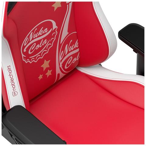 EPIC Sedia da gaming per PC Seduta imbottita Rosso, Bianco - Foto 8
