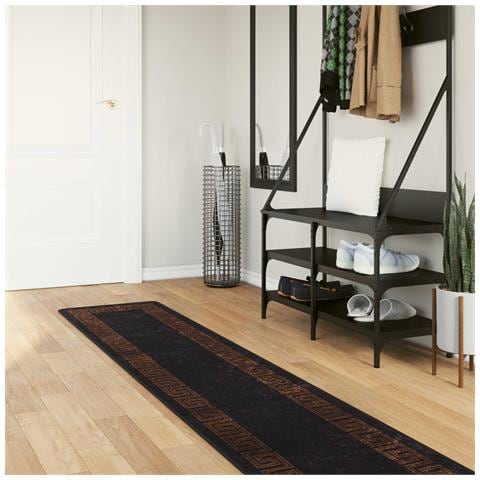 Runner Tappeto MARSA Nero 50 x 450 cm Poliestere e PVC - Foto 2