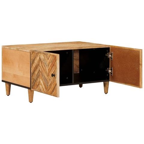 Tavolino da salotto Marrone 80 x 50 x 40 cm - Foto 2