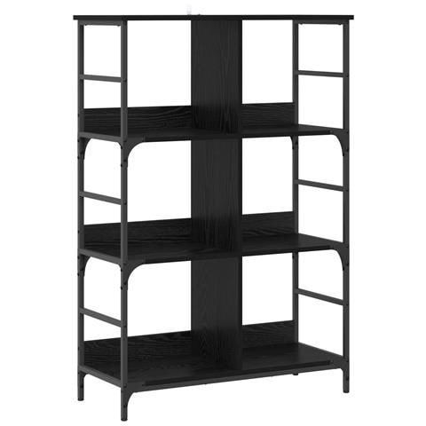 Libreria Rovere nero 78,5 x 33 x 117,5 cm metallo PB - Foto 1