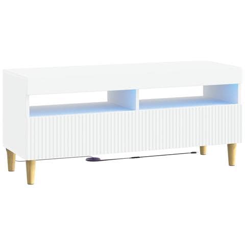 Mobile TV LED Bianco Legno ingegnerizzato - Foto 1